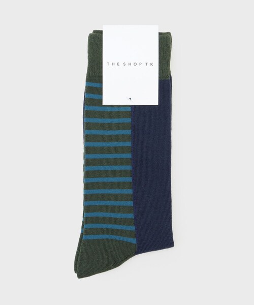 THE SHOP TK 靴下 パネルデザインソックス メンズ : ZOZOTOWN Yahoo!店