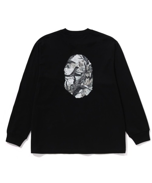 A BATHING APE 長袖Tシャツ Sサイズ ブラック A BATHING APE（アベイシングエイプ） 長袖Tシャツ X-LARGE ブラック