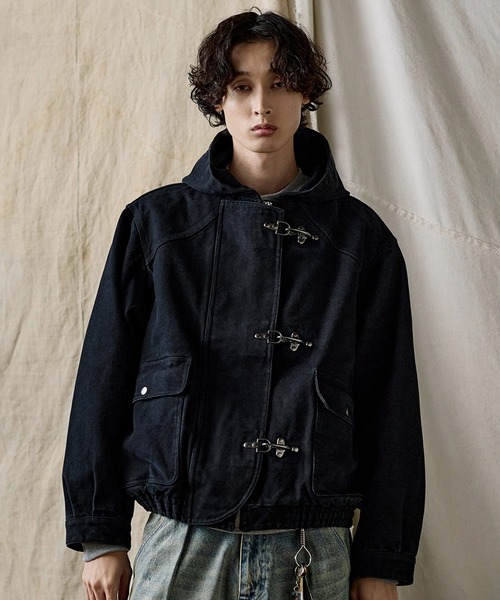 Bleme パーカー ヴィンテージライク ヘビーウェイト ファイヤーマン