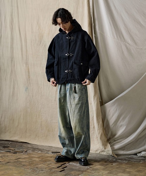 Bleme パーカー ヴィンテージライク ヘビーウェイト ファイヤーマン