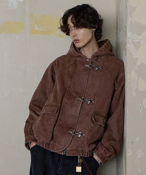 Bleme パーカー ヴィンテージライク ヘビーウェイト ファイヤーマン