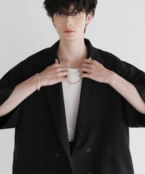 「LILL」 テーラードジャケット M グレー メンズ_画像6