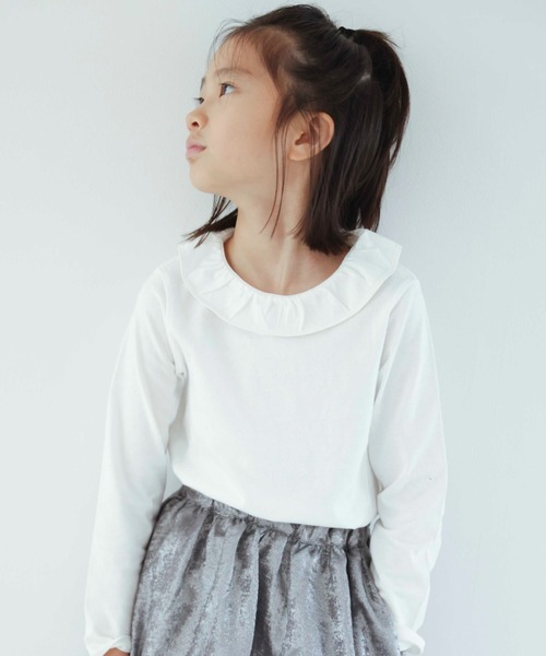 branshes（ブランシェス） tシャツ 「b.+A」金子綾/襟付き長袖Tシャツ