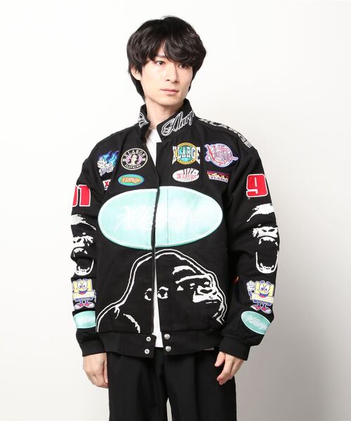 95年製新品未使用!NFL·ジャガーズフード付きジャケット·LAロゴ製!　Ｌ 95年製新品未使用!NFL·ジャガーズフード付きジャケット·LAロゴ製!L