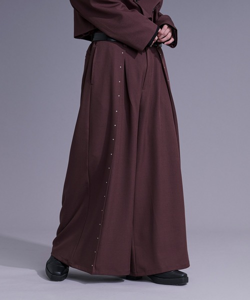 Ellno Loset（エルノロゼット） スラックス スタッズラインハカマ