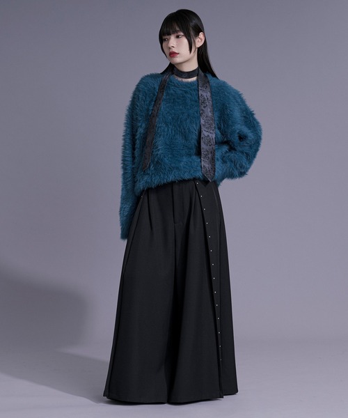 Ellno Loset（エルノロゼット） スラックス スタッズラインハカマ