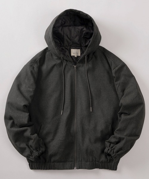 ブルゾン アウター 「81」ダック 中綿入り フードブルゾン／ワーク