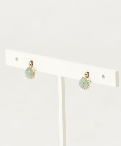 cui-cui（キュイキュイ） ピアス（両耳用） - グリーン レディース