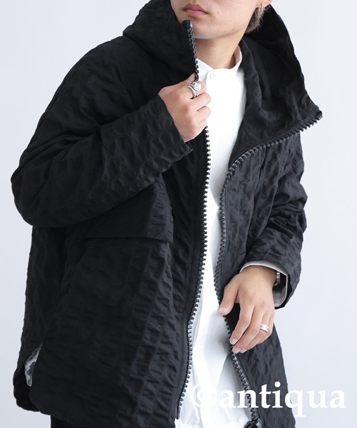 antiqua（アンティカ） ブルゾン FREE ブラック レディース : ZOZOTOWN