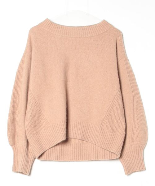 長袖ニット　ベージュ NOBLE（ノーブル） 長袖ニット - ベージュ レディース : ZOZOTOWN