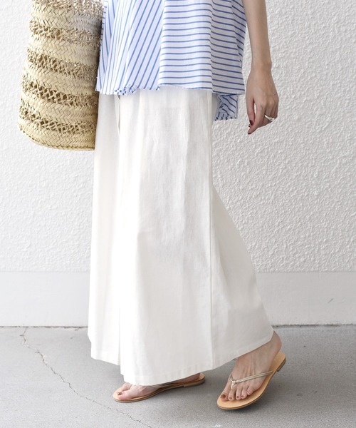 「SHIPS.me」 イージーパンツ S ナチュラル レディース_画像4