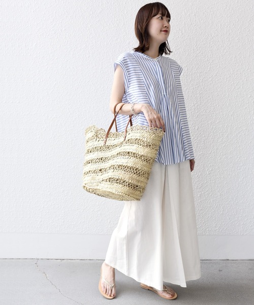 「SHIPS.me」 イージーパンツ S ナチュラル レディース_画像8