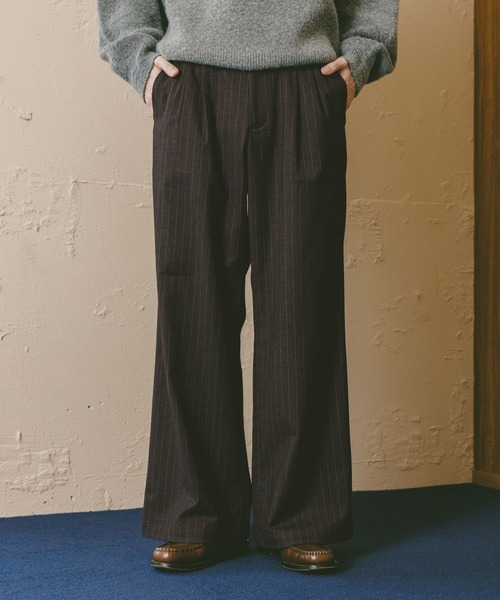 RAGEBLUE（レイジブルー） スラックス TRストレッチ/ピンストライプ