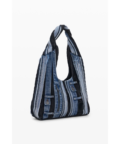Desigual（デシグアル） トートバッグ パッチワークデニム ホーボー