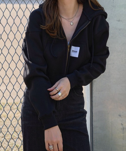 ATHLETA（アスレタ） パーカー 「 」裏起毛スウェットジップアップ