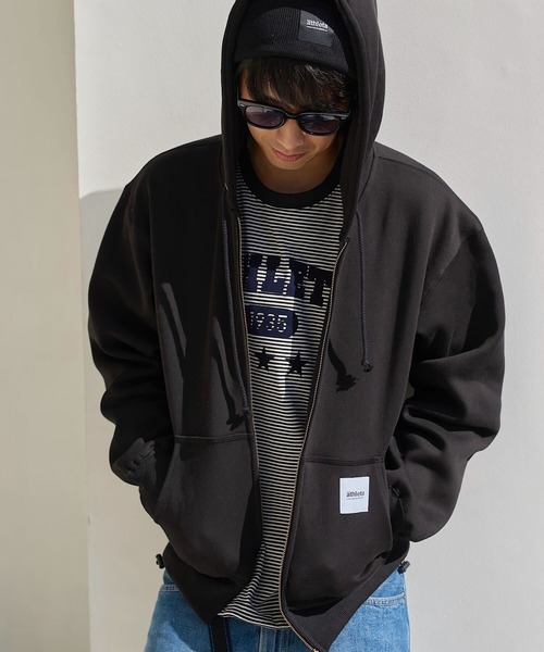 ATHLETA（アスレタ） パーカー 「 」裏起毛スウェットジップアップ