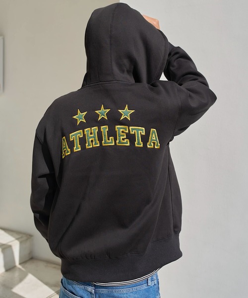 ATHLETA（アスレタ） パーカー 「 」裏起毛スウェットジップアップ