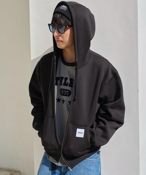 xavi76】ATHLETA アスレタ 裏起毛スウェット ジップパーカー ATHLETA