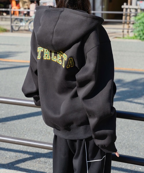 ATHLETA（アスレタ） パーカー 「 」裏起毛スウェットジップアップ