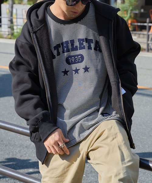 ATHLETA（アスレタ） パーカー 「 」裏起毛スウェットジップアップ