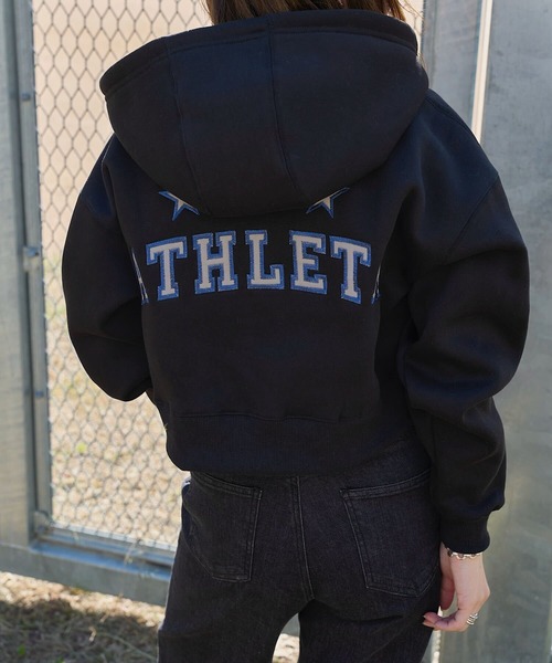 ATHLETA（アスレタ） パーカー 「 」裏起毛スウェットジップアップ