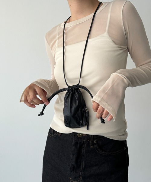 CANAL JEAN（キャナルジーン） ショルダーバッグ ONE SIZE ブラック