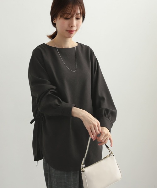 「URBAN RESEARCH DOORS」 長袖ブラウス MEDIUM ブラウン レディース_画像6