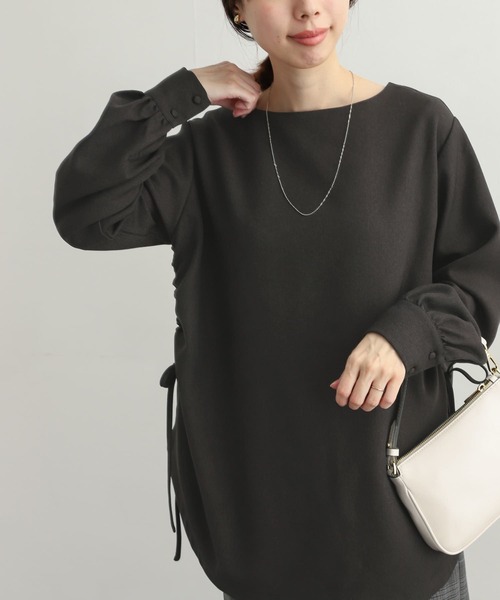 「URBAN RESEARCH DOORS」 長袖ブラウス MEDIUM ブラウン レディース_画像8