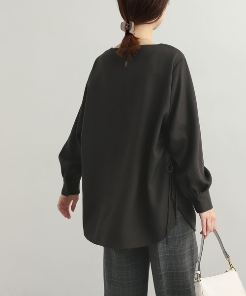 「URBAN RESEARCH DOORS」 長袖ブラウス MEDIUM ブラウン レディース_画像9