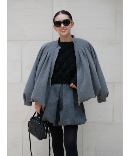 BeBeoD（ベベッド） ジャケット ノーカラージャケット タックデザイン