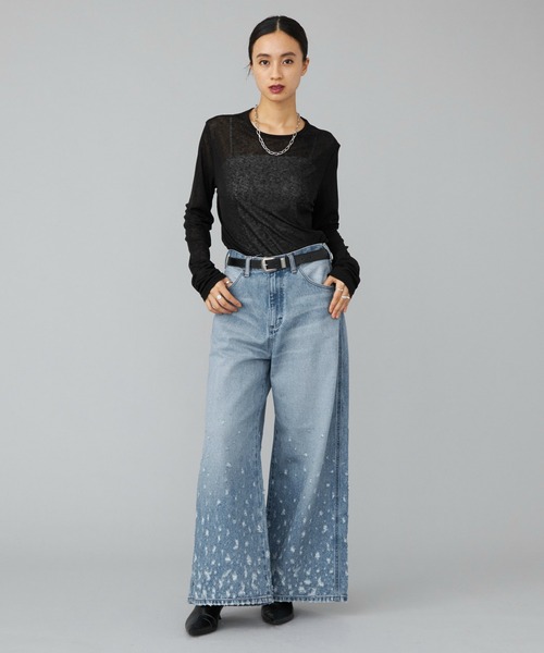 Lee（リー） ワイドパンツ ジーンズ デニム デニムパンツ Wrangler