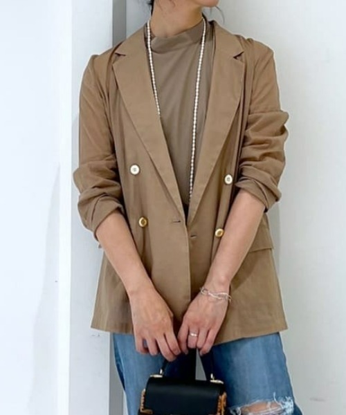 RIVE DROITE（リヴドロワ） テーラードジャケット FREE モカ