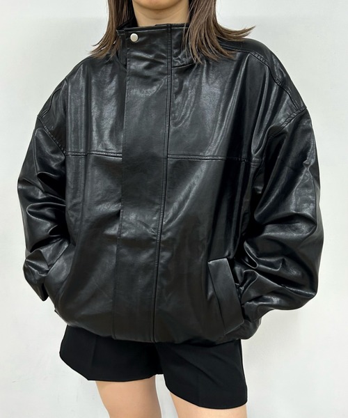 「WHO'S WHO gallery」 ブルゾン FREE カーキ レディース_画像7