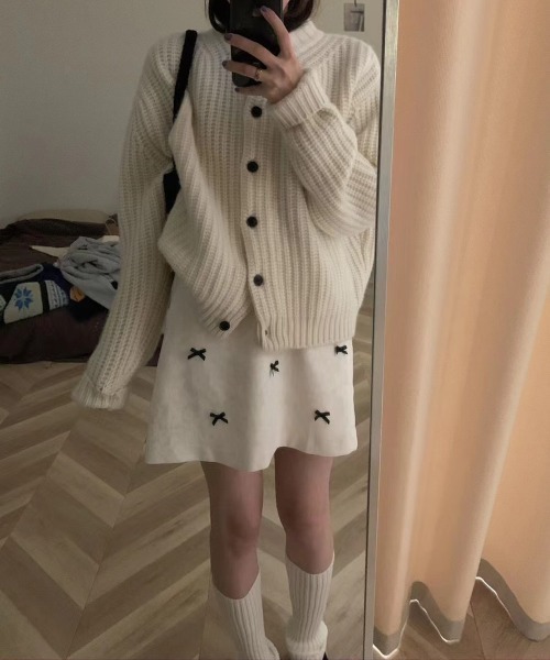 「by muni:r」 ミニスカート SMALL ブルーグレー レディース_画像4
