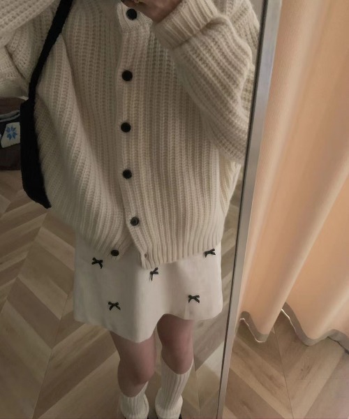 「by muni:r」 ミニスカート SMALL ブルーグレー レディース_画像6