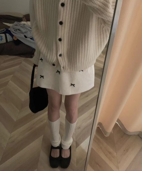 「by muni:r」 ミニスカート SMALL ブルーグレー レディース_画像7