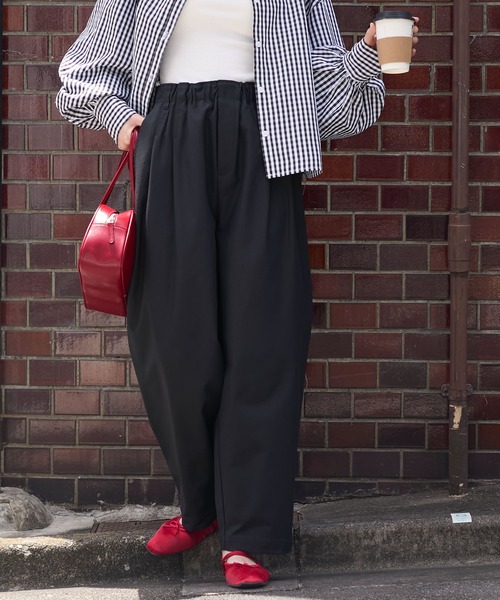 「BONLECILL」 チノパンツ L ベージュ レディース_画像3