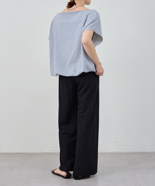 「SHENERY」 イージーパンツ 34 ライトベージュ レディース_画像7