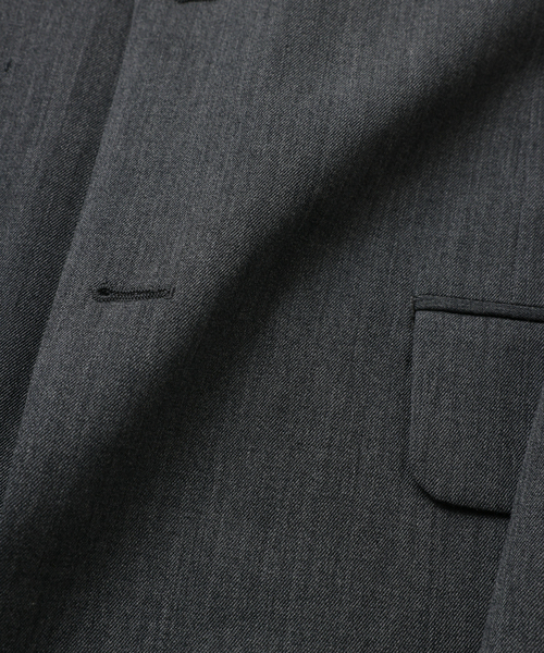 ジャケット テーラードジャケット 「FOLL / フォル」wool gaba hand sewing jacket メンズの画像