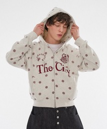 WISH FOR EVER ハローキティ ダブルジップ パーカー 完売 WISH FOR EVER（ウィッシュフォーエバー） パーカー 「 3color / 3size
