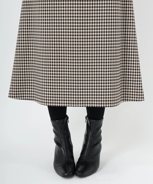STRAWBERRY FIELDS 千鳥格子 ジャンパースカート 大人気完売品 STRAWBERRY-FIELDS（ストロベリーフィールズ）｜キーネックジャンパー