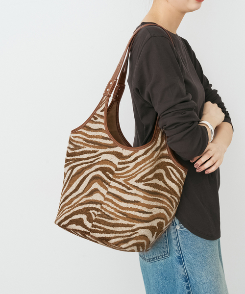 トートバッグ 「一部店舗+WEB限定」A VACATION/ア ヴァケーション TENT ZEBRA/A レディースの画像