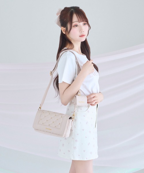 Rose Muse（ロゼミューズ） ショルダーバッグ バッグ Quilting cross