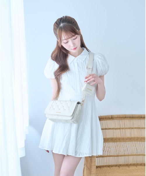 Rose Muse（ロゼミューズ） ショルダーバッグ バッグ Quilting cross