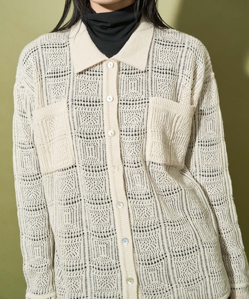 「Audrey and John Wad」 長袖ニット FREE ブラック レディース_画像3