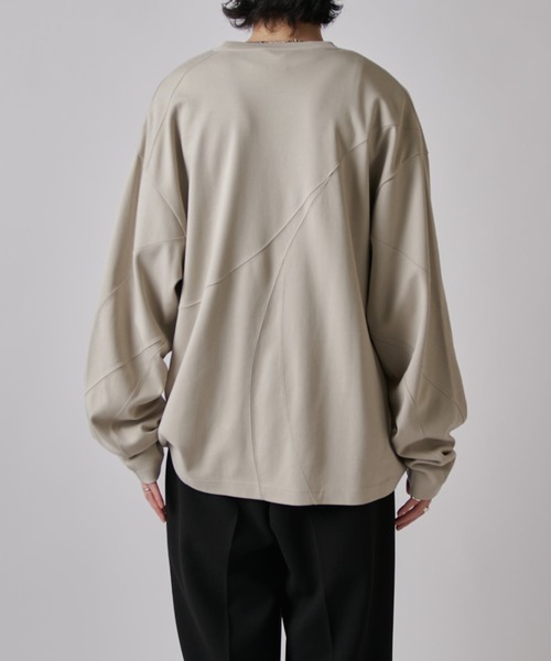 Lui's（ルイス） tシャツ ランダム切替ロングスリーブTシャツ メンズ