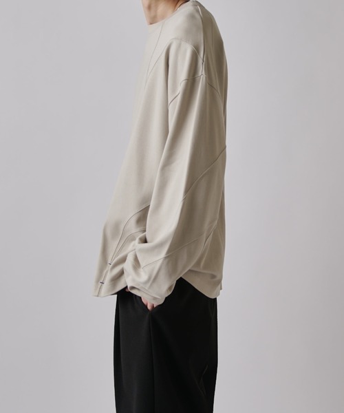 Lui's（ルイス） tシャツ ランダム切替ロングスリーブTシャツ メンズ