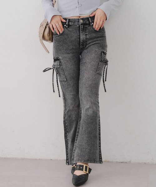 「continuer de NICE CLAUP」 パンツ SMALL ブラック レディース_画像4