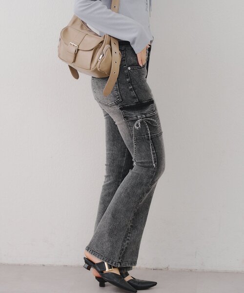 「continuer de NICE CLAUP」 パンツ SMALL ブラック レディース_画像6