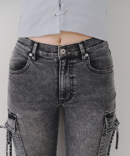 「continuer de NICE CLAUP」 パンツ SMALL ブラック レディース_画像9